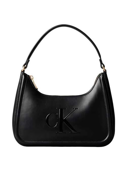 Borsetta nera in poliuretano Calvin Klein | LV04F3230GUB1
